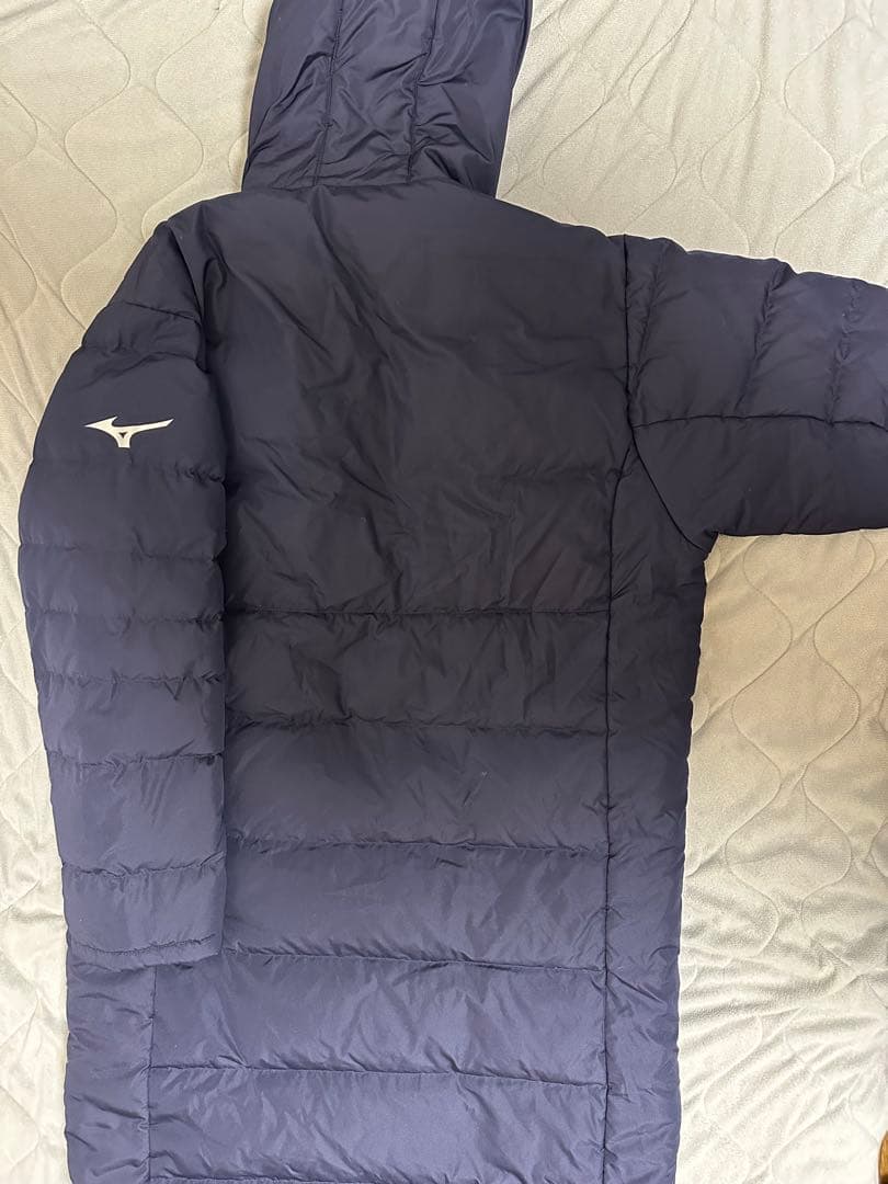 Mizuno サッカー ベンチコート Lサイズ ネイビー　大学サッカー