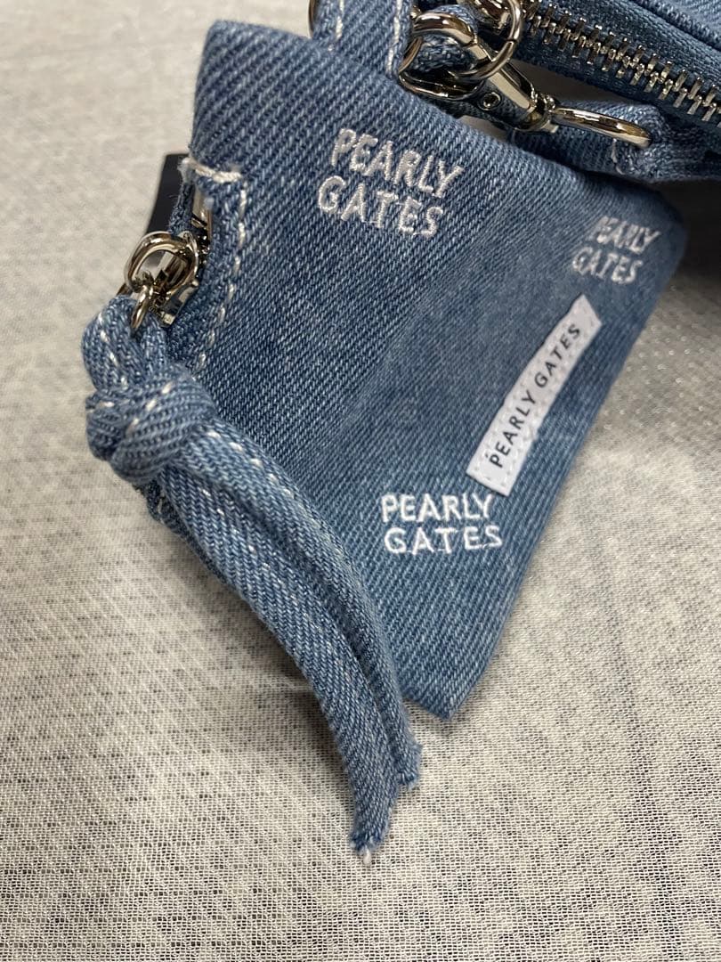 新品　PEARLY GATES デニムポーチ