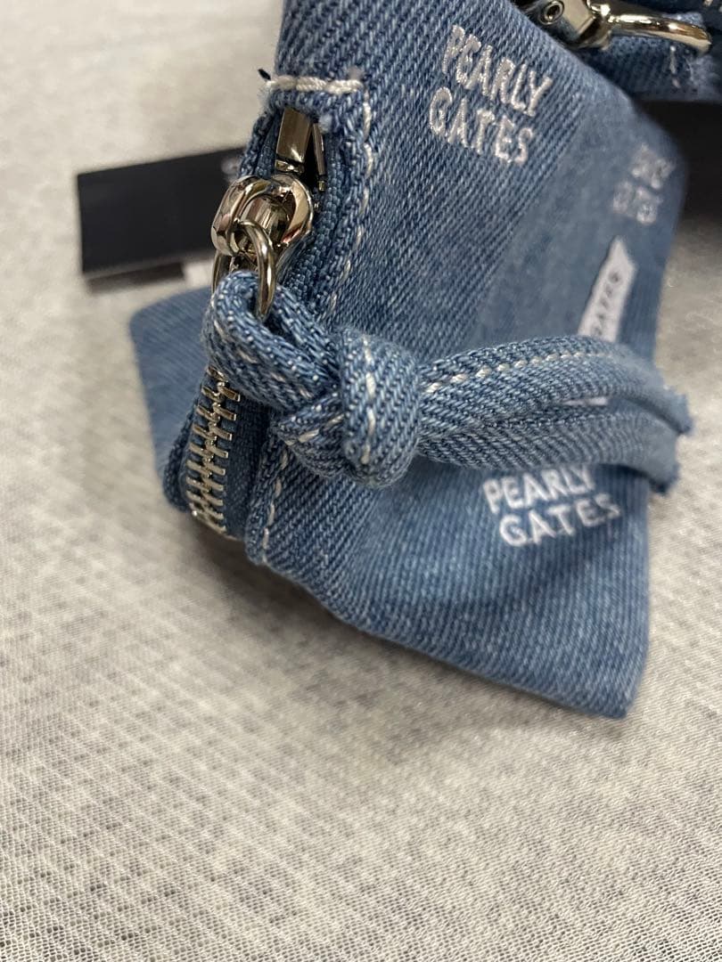 新品　PEARLY GATES デニムポーチ