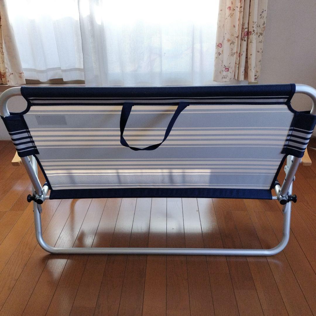 Coleman 2人掛けアウトドアベンチ ネイビー　キャンプコールマン引き取り可