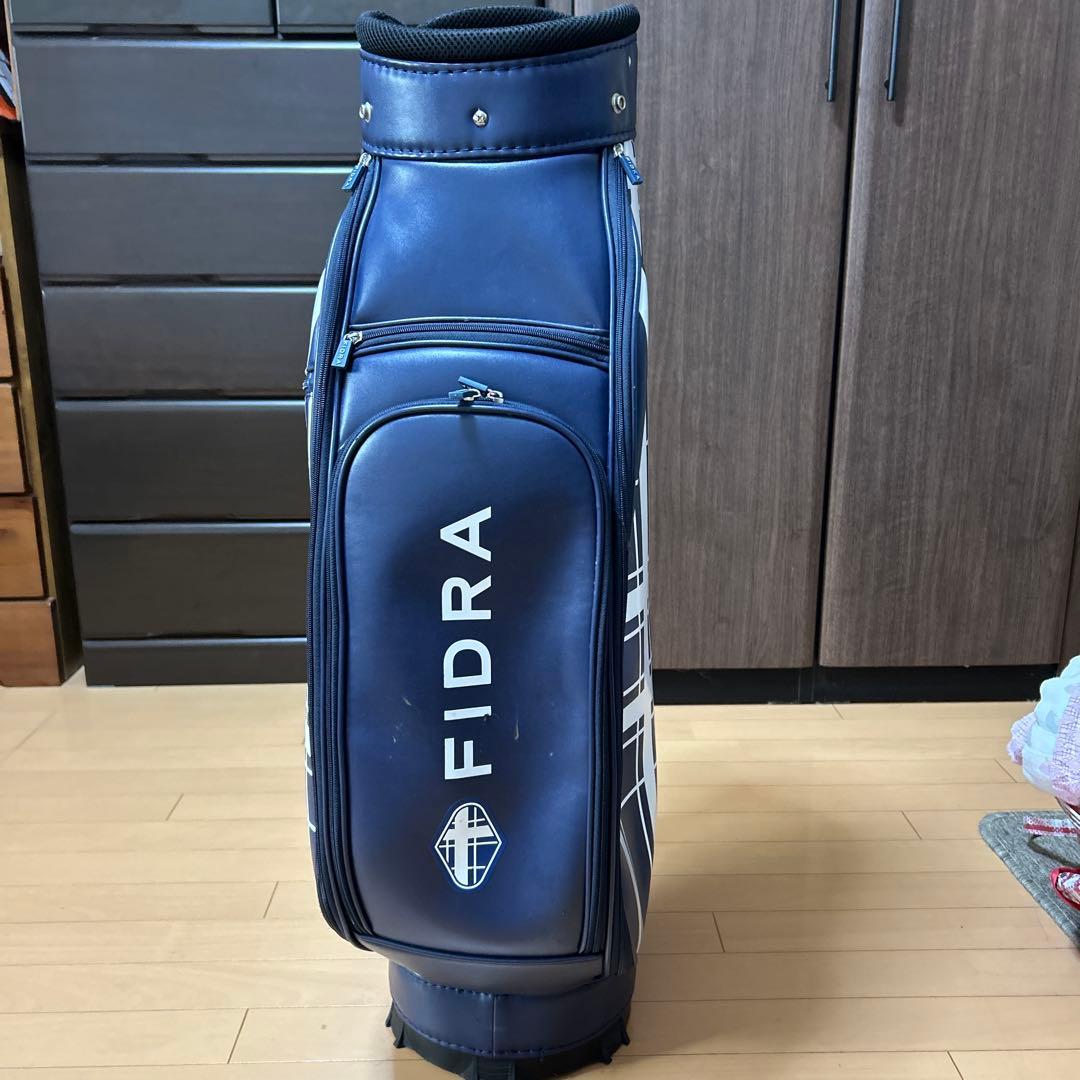 FIDRA ゴルフバッグ ネイビー ストライプ