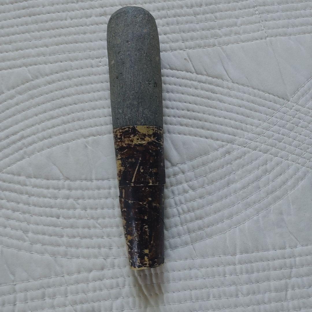 天然石すり鉢&すり棒セット 重量感　ザ　石感がたまらない 存在感お値下げ