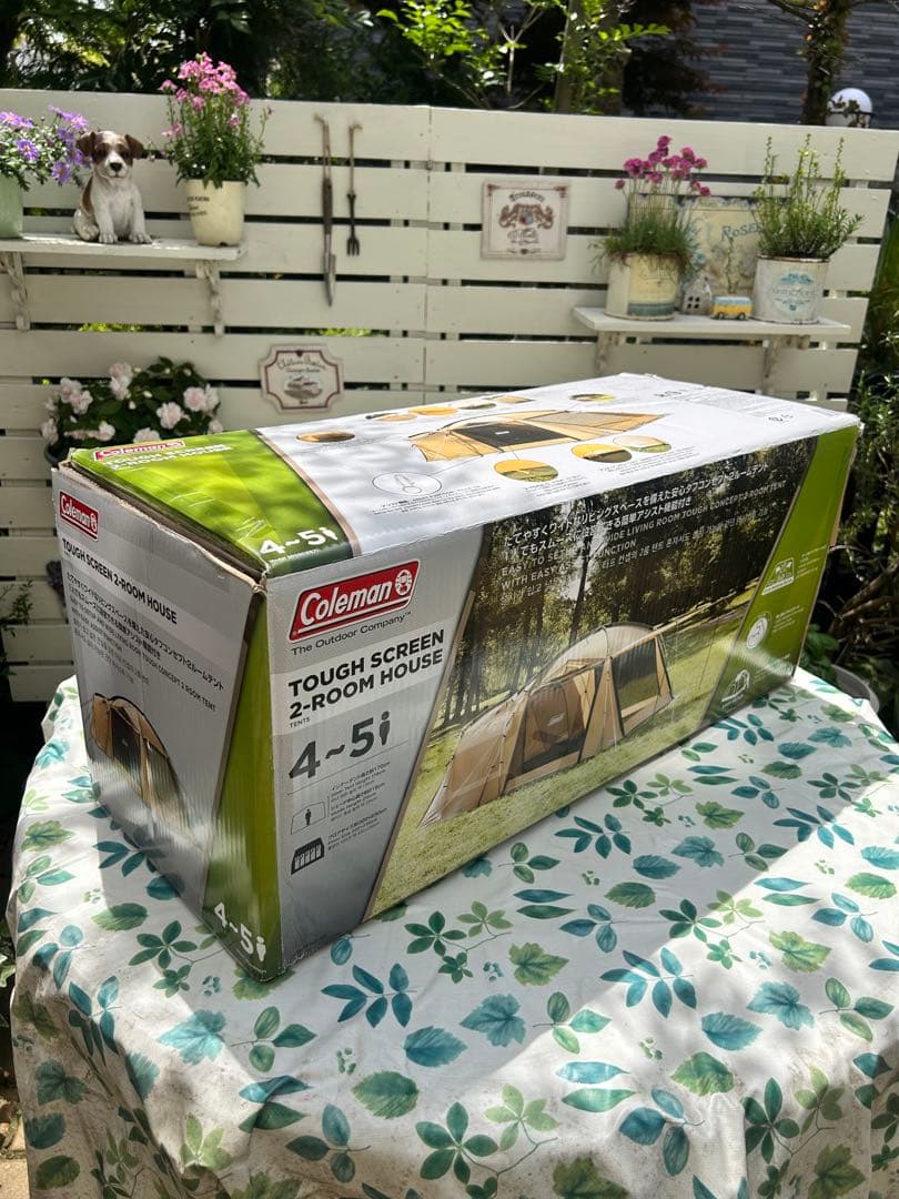 Coleman ベージュキャンプテント 収納バッグ付き