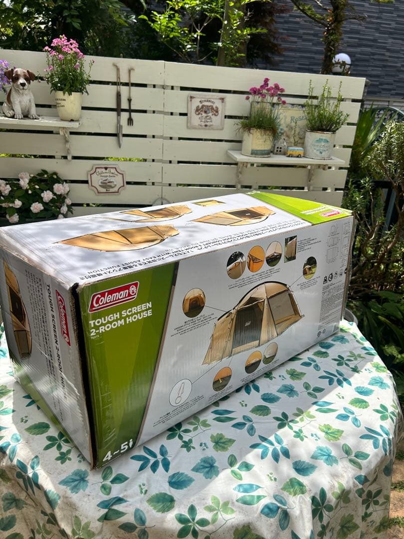Coleman ベージュキャンプテント 収納バッグ付き