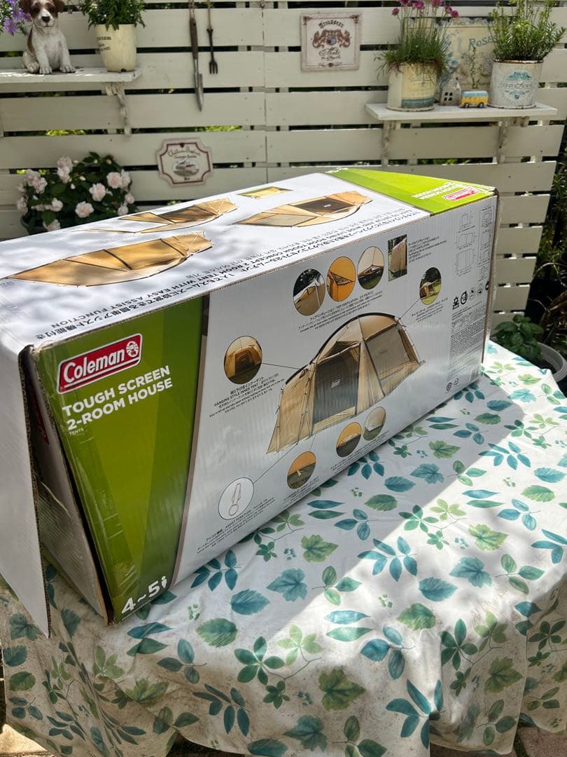 Coleman ベージュキャンプテント 収納バッグ付き