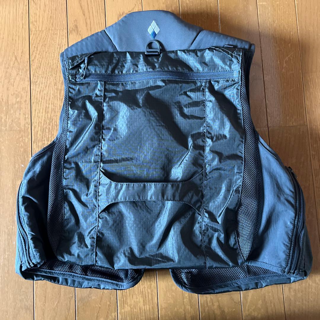 mont-bell フィッシングベスト ダークグレー
