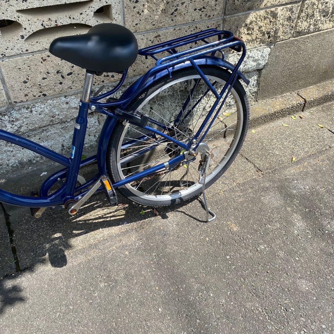 東京都東村山市内(直接取引限定) シティサイクル 26インチ　ネイビー