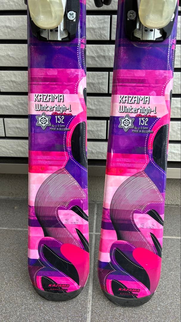 スキー KAZAMA winter high 152cm