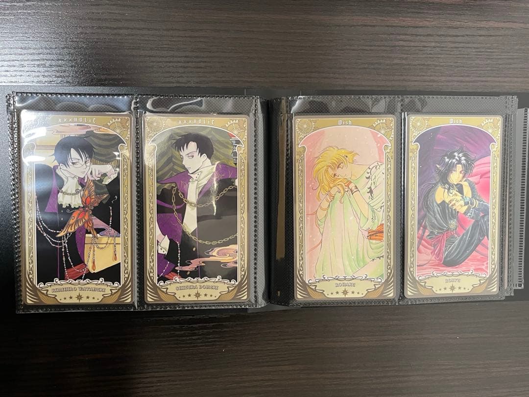CLAMP展 アルカナカード 全種類 収納ファイル +おまけ シール チケット