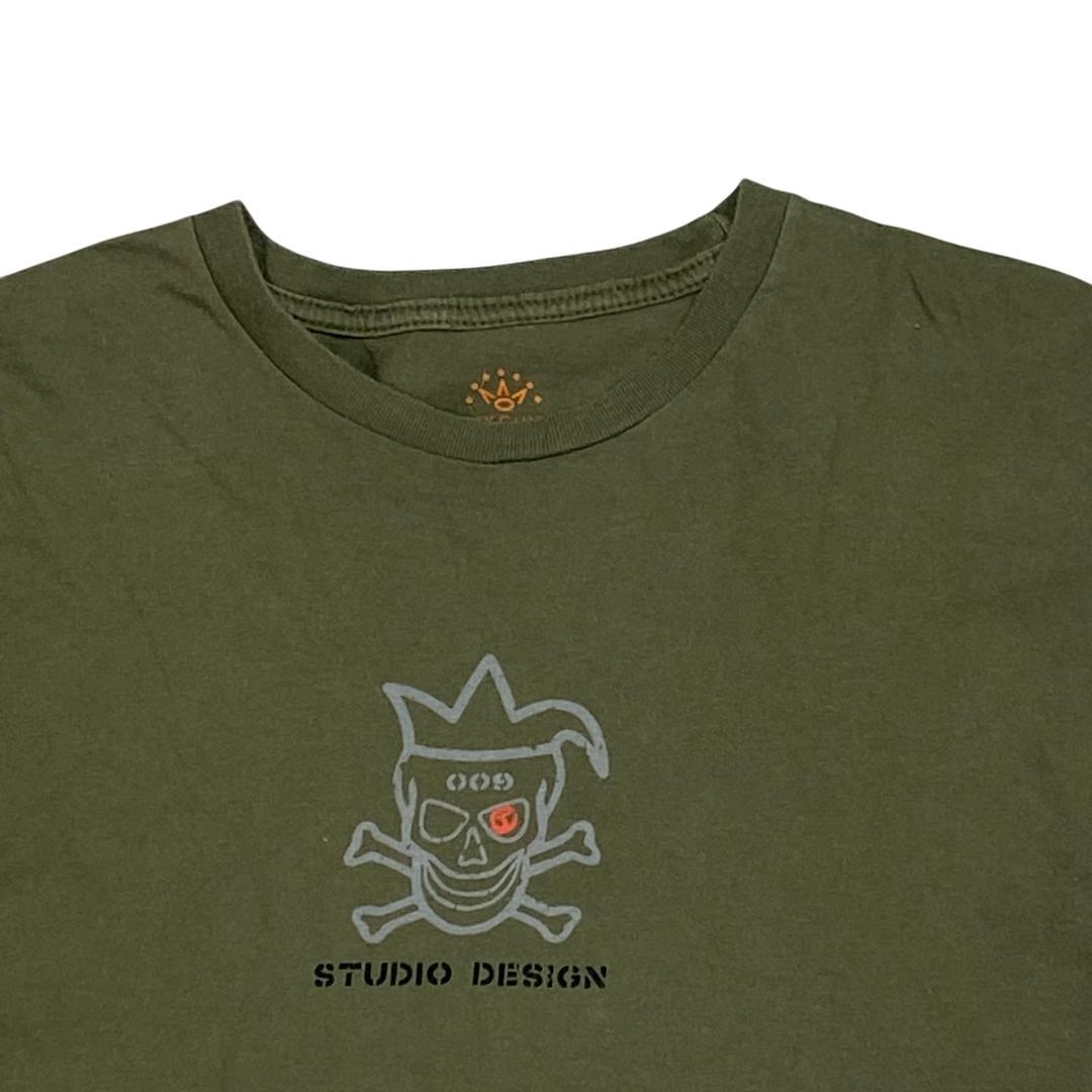 スコッティキャメロン 半袖Tシャツ L カーキ ゴルフ メンズ ロゴ柄 プリント