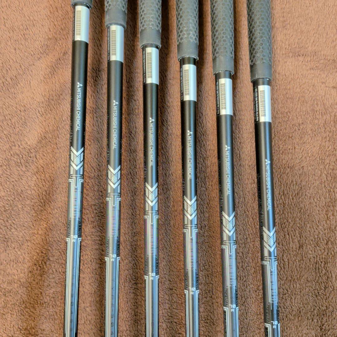 限定品 PXG 0211 CAST IRONS ６本セット 純正カーボンシャフト