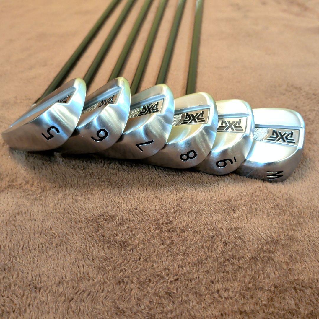 限定品 PXG 0211 CAST IRONS ６本セット 純正カーボンシャフト