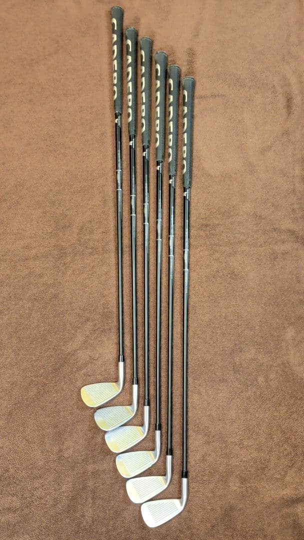 限定品 PXG 0211 CAST IRONS ６本セット 純正カーボンシャフト