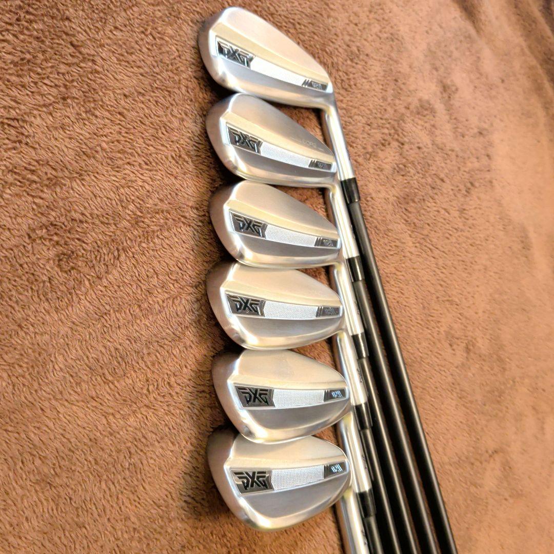 限定品 PXG 0211 CAST IRONS ６本セット 純正カーボンシャフト