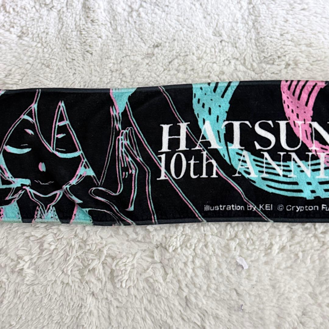 初音ミク 10周年記念タオル フェイスタオル マフラータオル KEI
