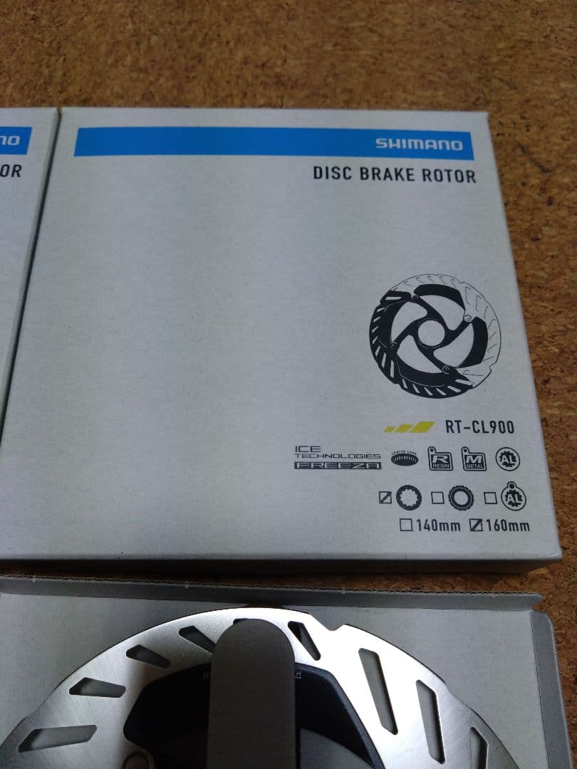 シマノ　 ブレーキローター RT-CL900-160/140セット