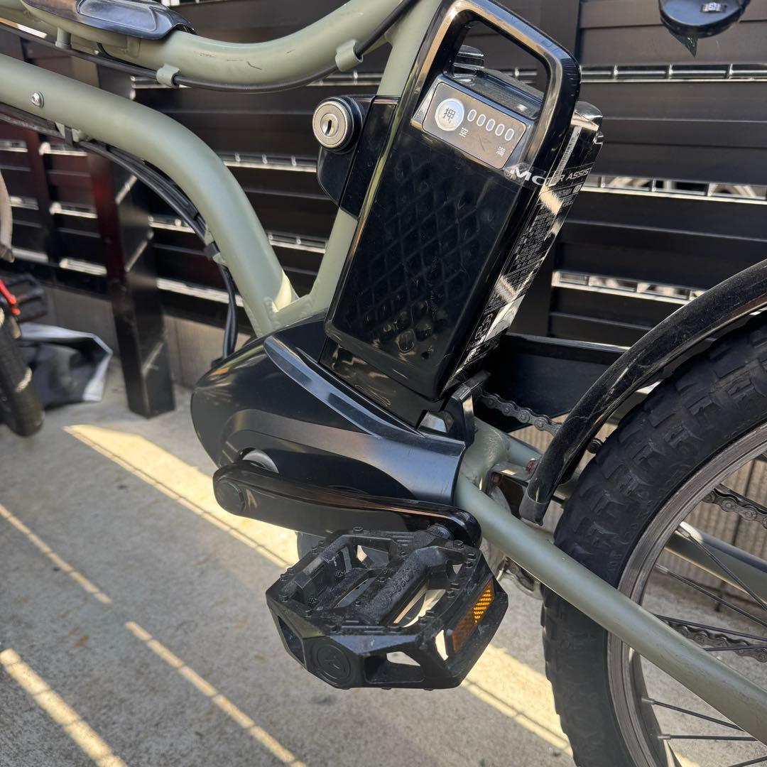 Panasonic ez カスタム　電動アシスト自転車 前後チャイルドシート付き