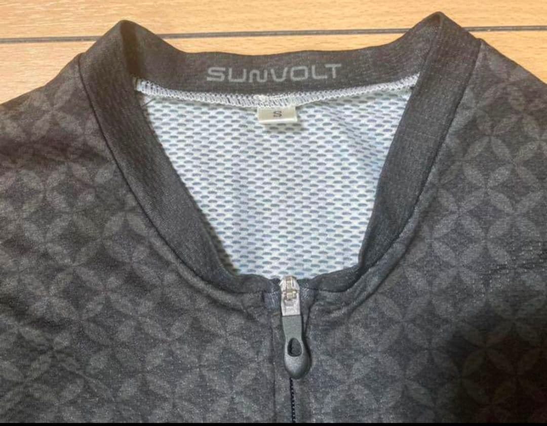 SUNVOLT サイクルジャージ S ブラック ST長袖ジャージ