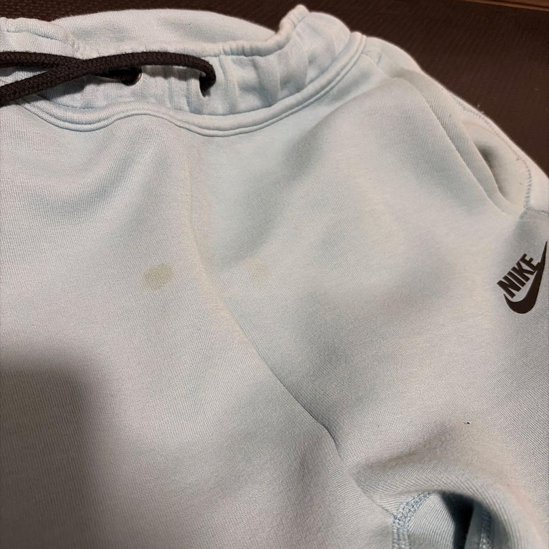 NIKE テックフリース水色　s.xs