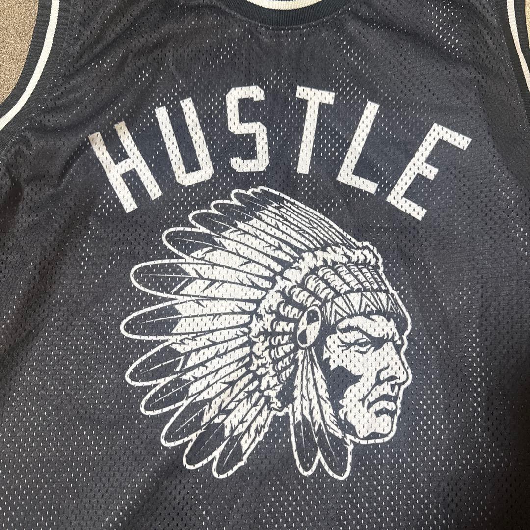 HUSTLE GANG バスケットユニフォーム タンクトップ M ブラック