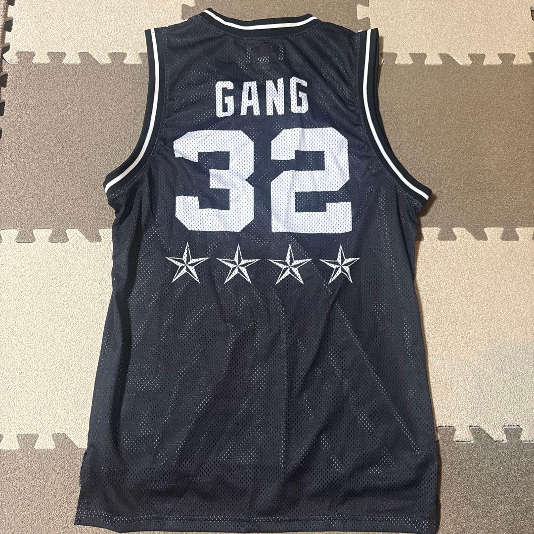 HUSTLE GANG バスケットユニフォーム タンクトップ M ブラック