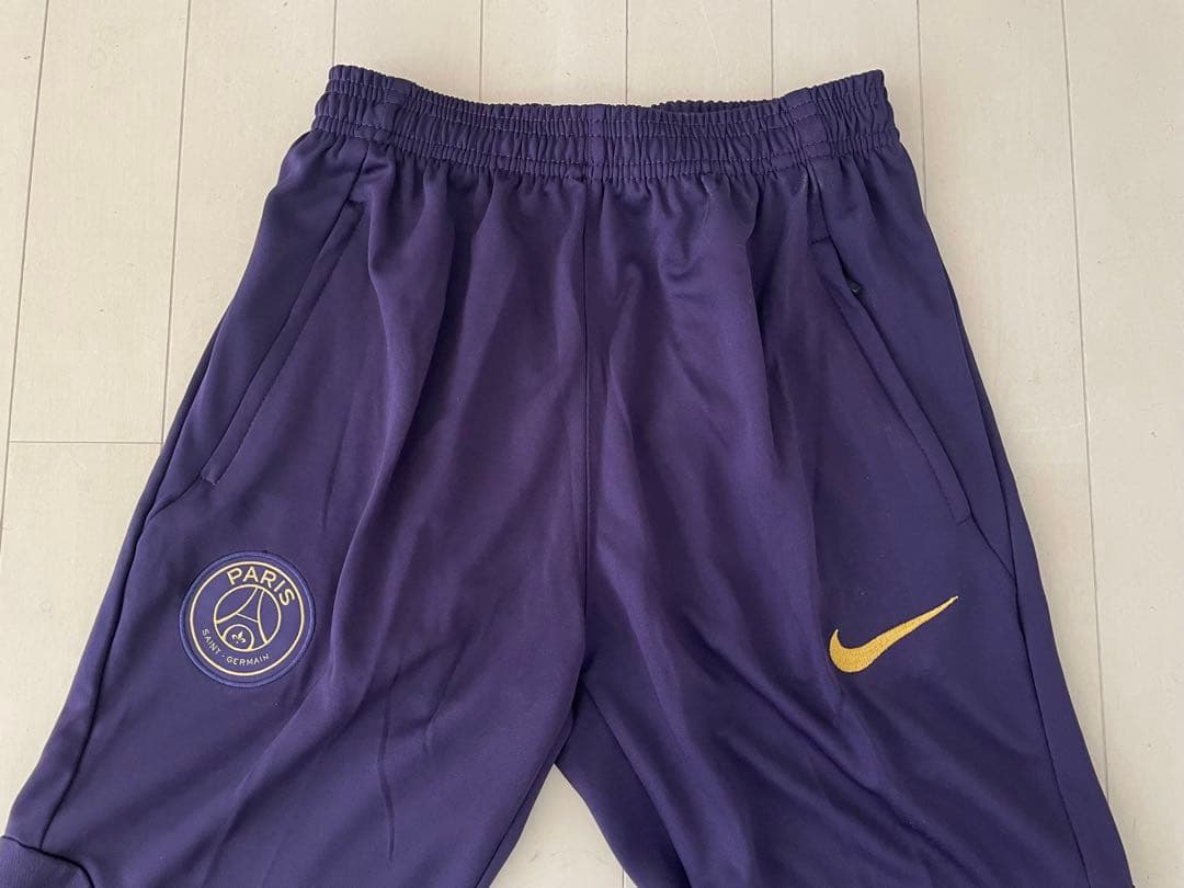 PSG パリサンジェルマン ドリルトップXS パープルxパープル 上下 新品