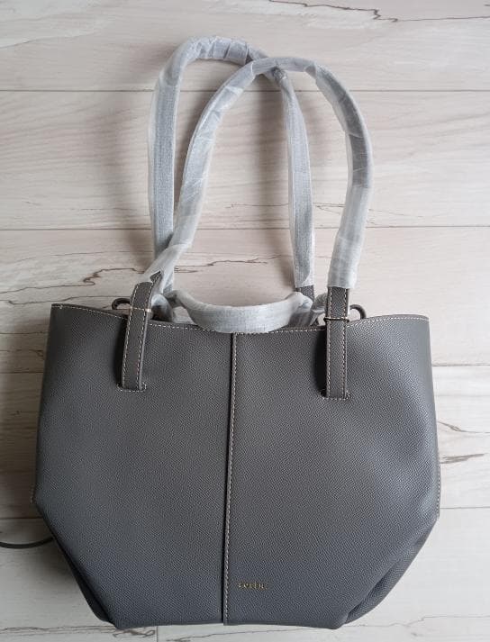 POLÈNE Cyme Mini グレー トートバッグ