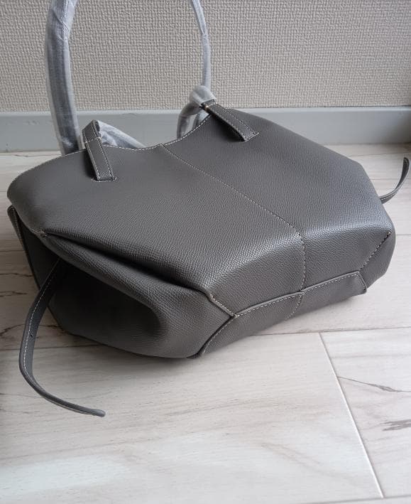 POLÈNE Cyme Mini グレー トートバッグ