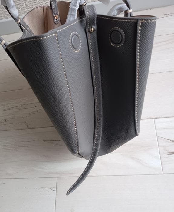 POLÈNE Cyme Mini グレー トートバッグ