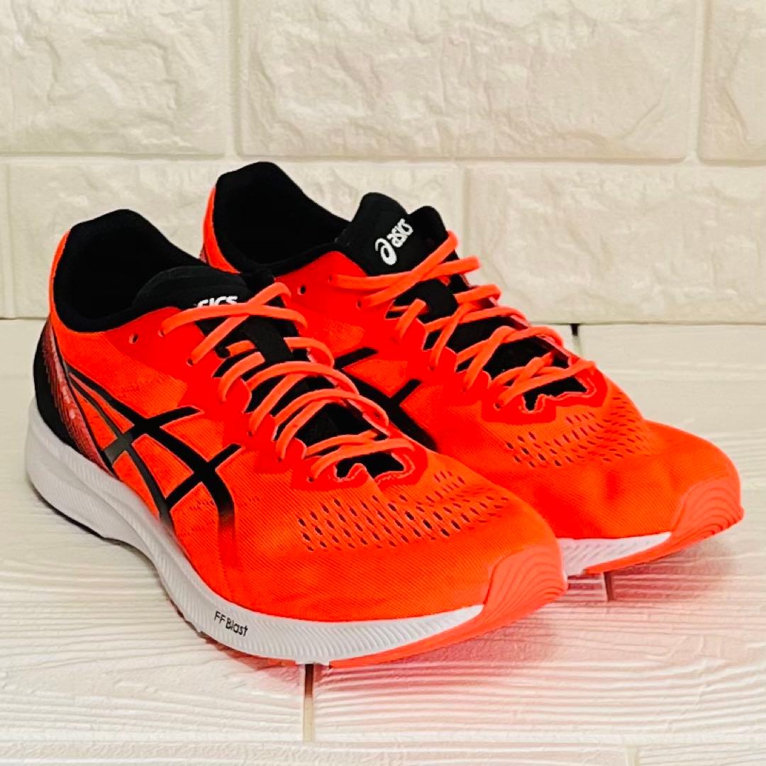 【美品】ASICS TARTHER RP3 ランニングシューズオレンジ 27cm
