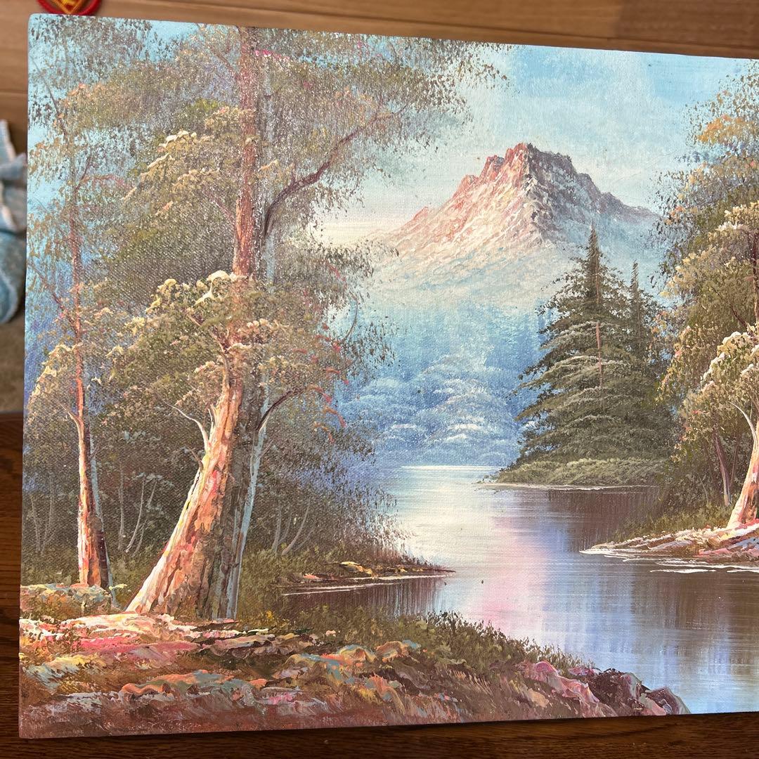 風景画 45 cmX 31 cm油画