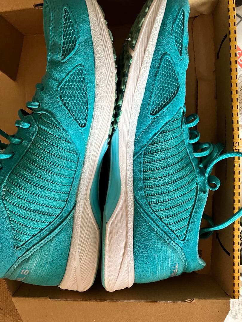 asics ターコイズ スパイクシューズ　24cm
