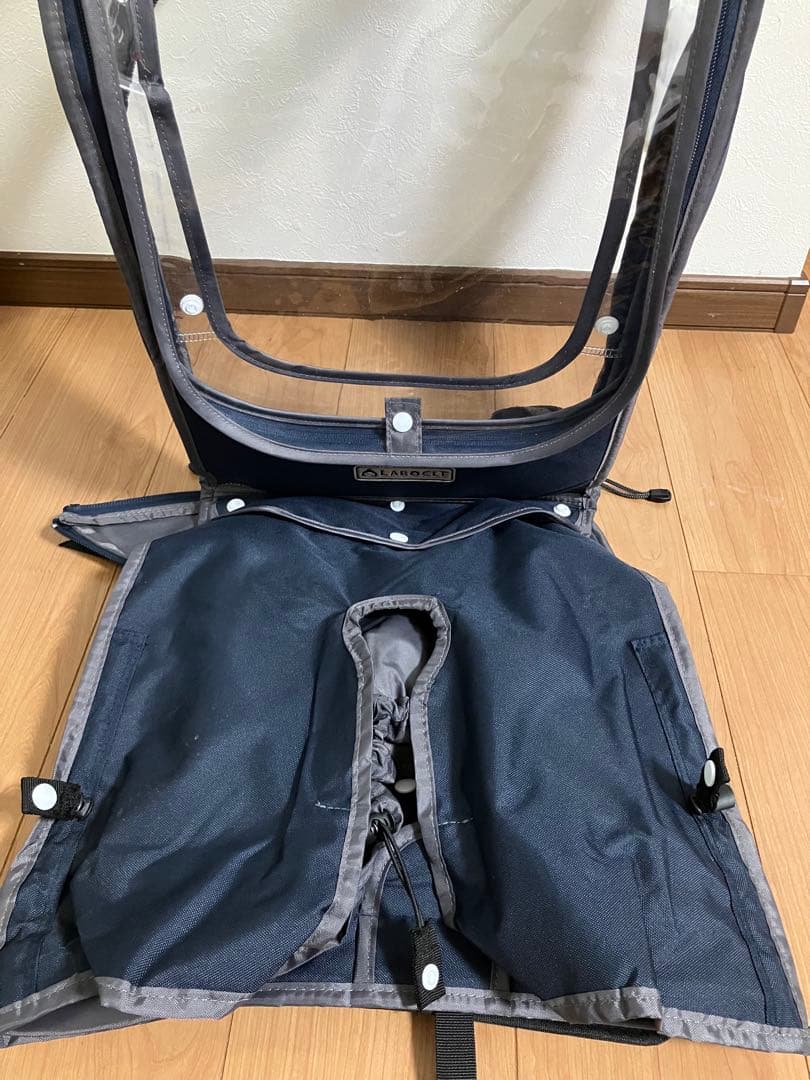 LABOCLE チャイルドシートカバー ネイビー　前乗せ