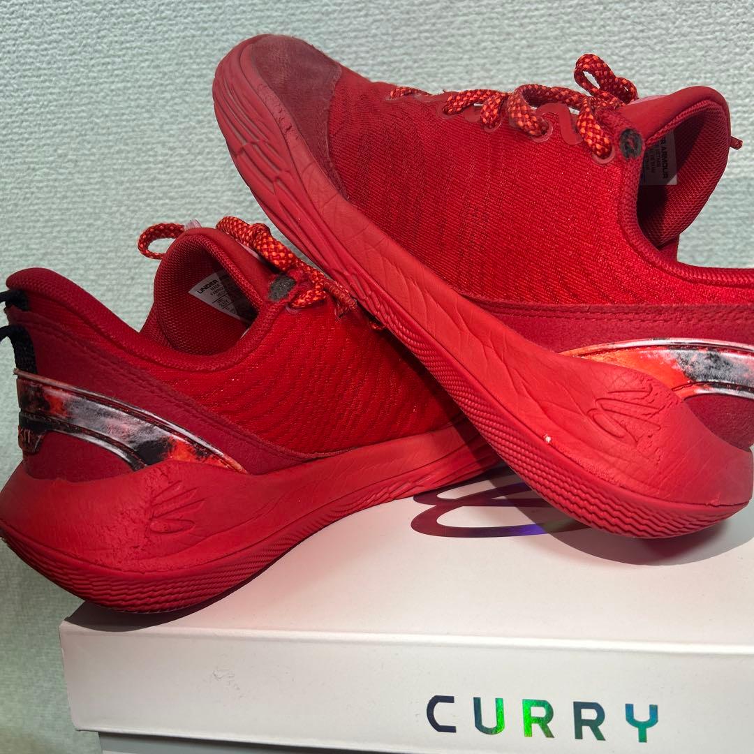 CURRY バスケットボールシューズ レッド