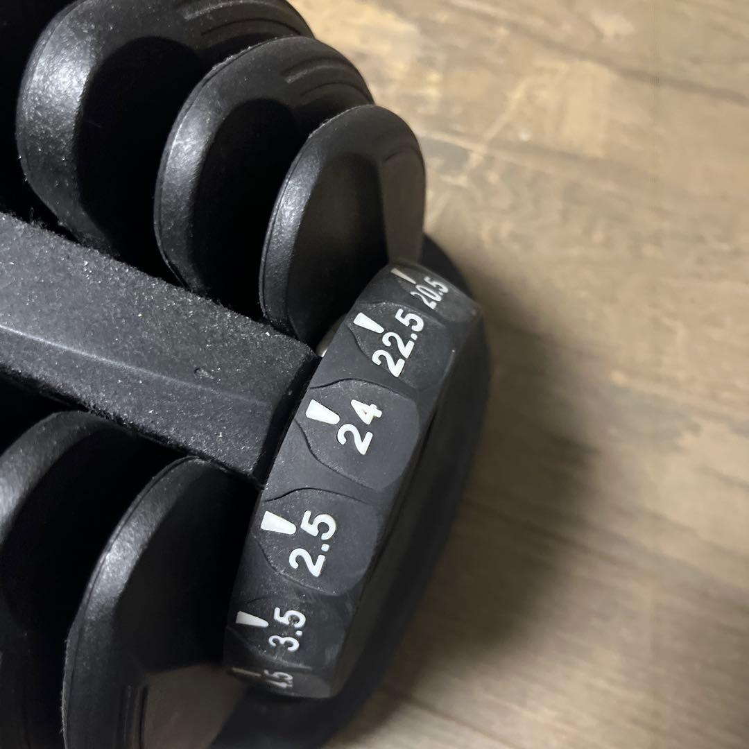 【セット商品②】最大24kg〜最小2.5kg重量可変式ダンベル