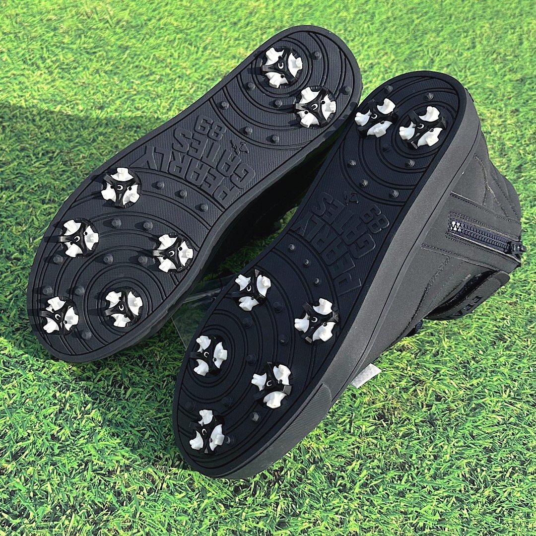 543★26.5cm★パーリーゲイツ定価35200円メンズシューズミドルカット紺