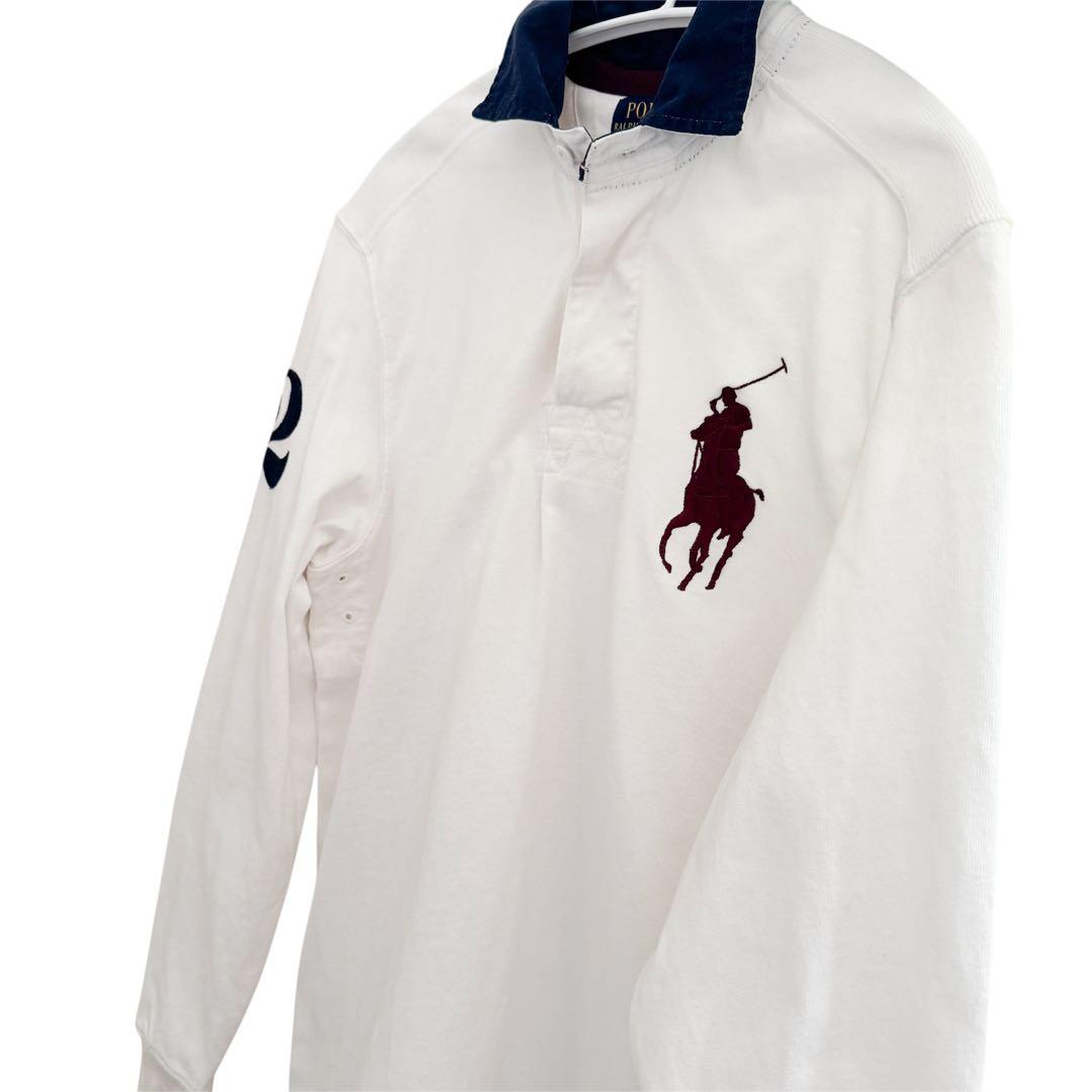 RalphLauren 【美品】1点限定！ラガーシャツ長袖ビッグポニーメンズS