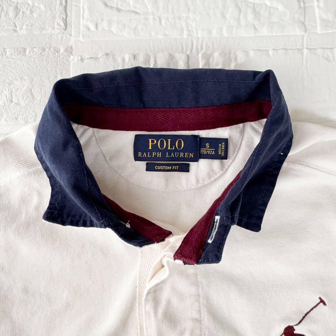 RalphLauren 【美品】1点限定！ラガーシャツ長袖ビッグポニーメンズS