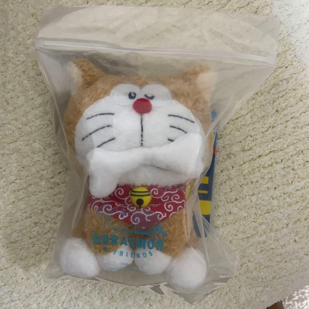 当日発送可100%ドラえもん&フレンズ展　柴犬　キーホルダー