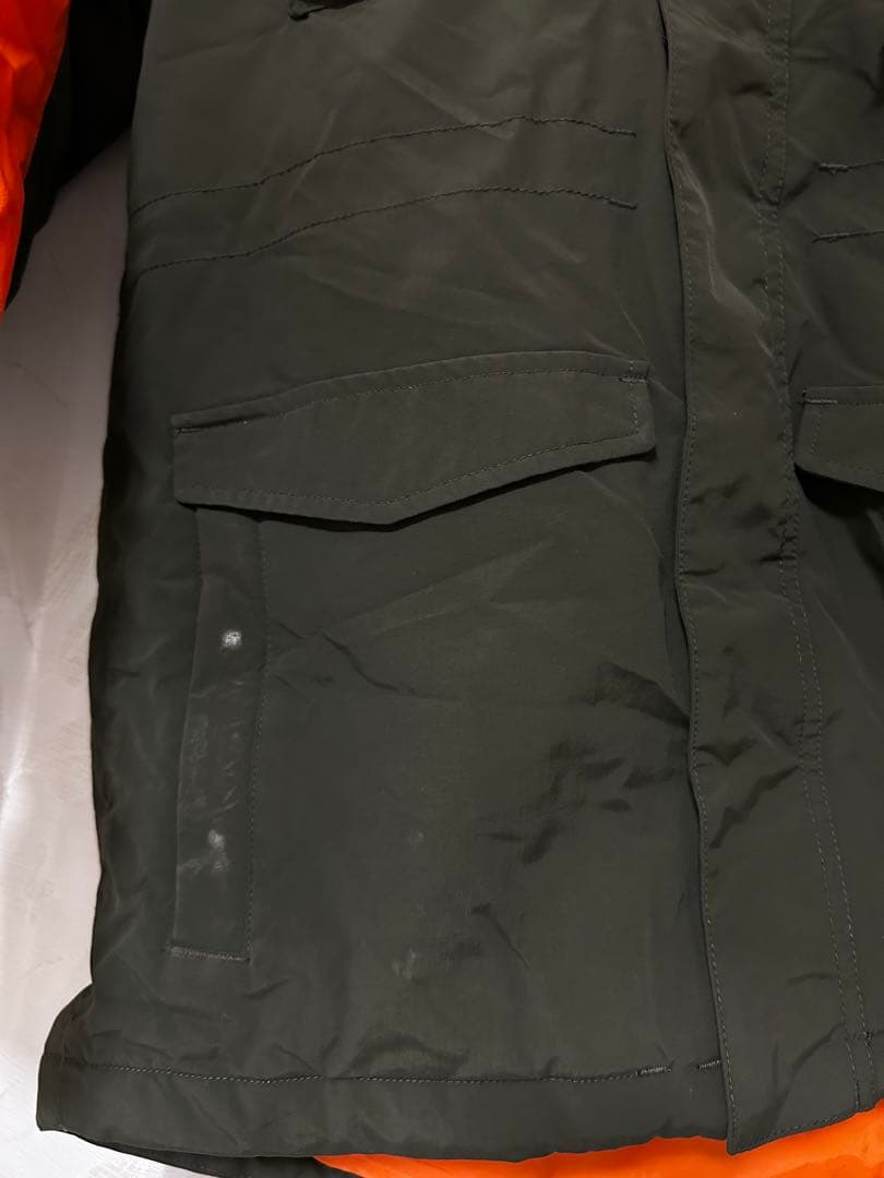 BURTON スノーボード スキー ウェア オレンジ/カーキ キッズ