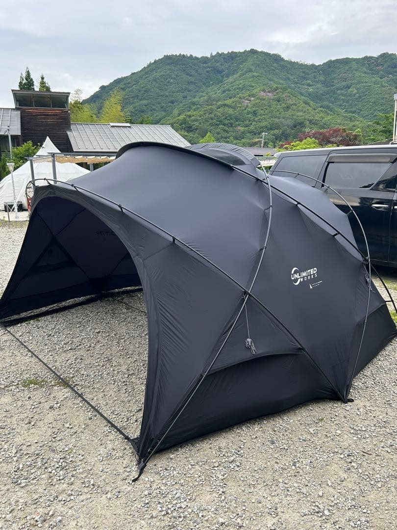 DOKICAMP G2000ブラック メッシュドア2枚 TPUドア　フロアマット