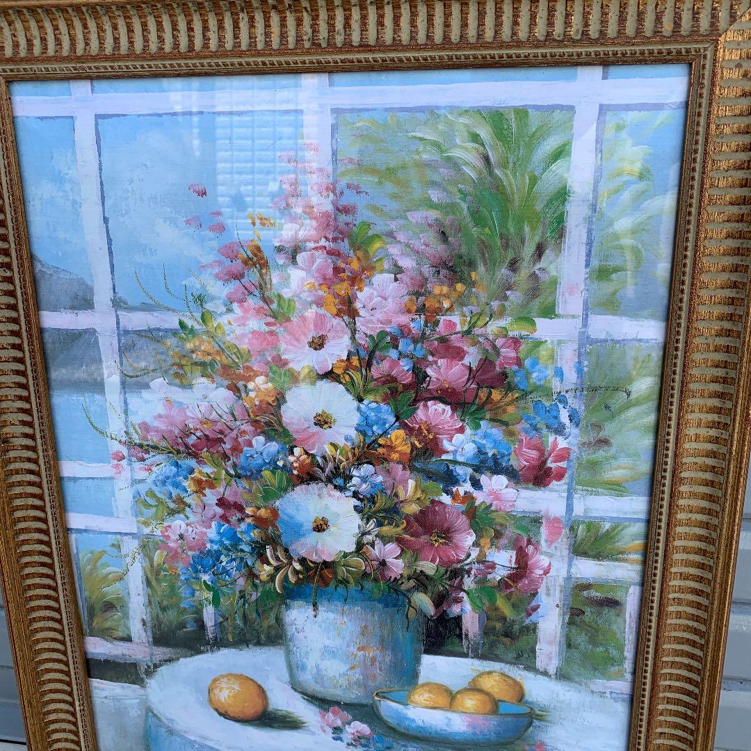 イタリア製　アート　絵画　額縁