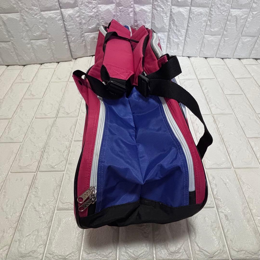 美品 YONEX バドミントン テニス ラケットバッグ ピンク ブルー