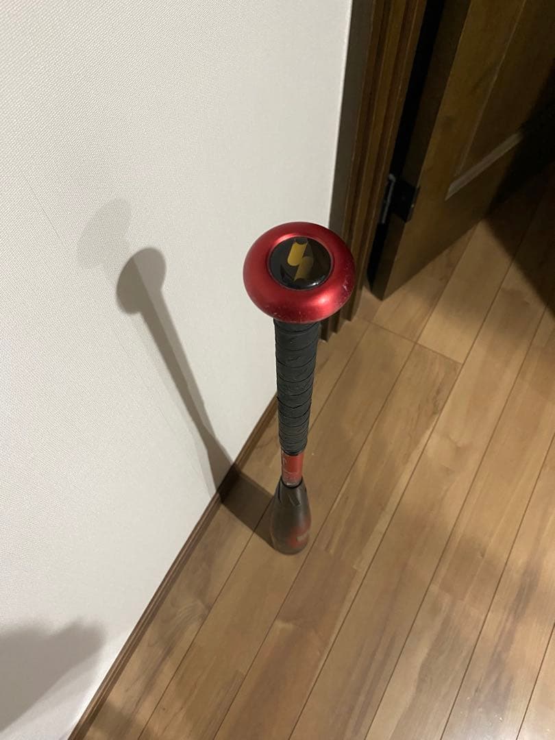 軟式バット mm23 83cm 700g トップバランス　黒赤 グラデーション