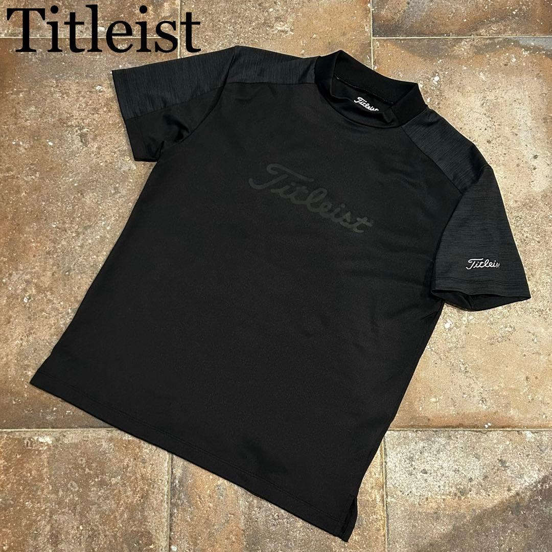 タイトリスト Titleist　メンズ スムース生地 鹿の子 生地切替 半袖