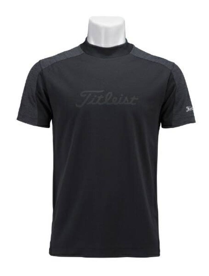 タイトリスト Titleist　メンズ スムース生地 鹿の子 生地切替 半袖