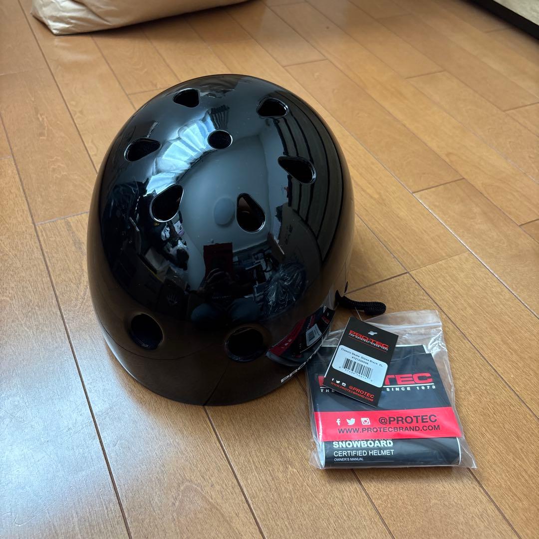 PRO-TEC CLASSIC SKATE ヘルメット グロスブラック　XL