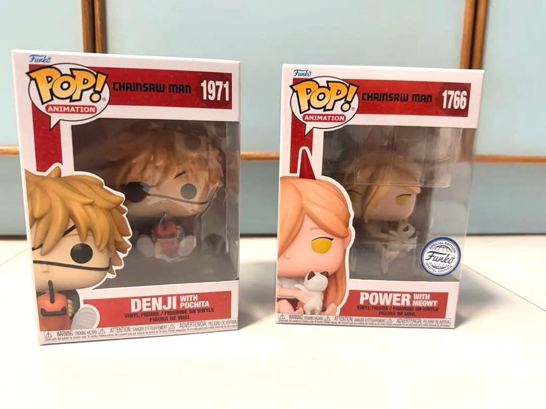 Funko チェンソーマン デンジ＆パワー フィギュア 2体セット 海外購入品