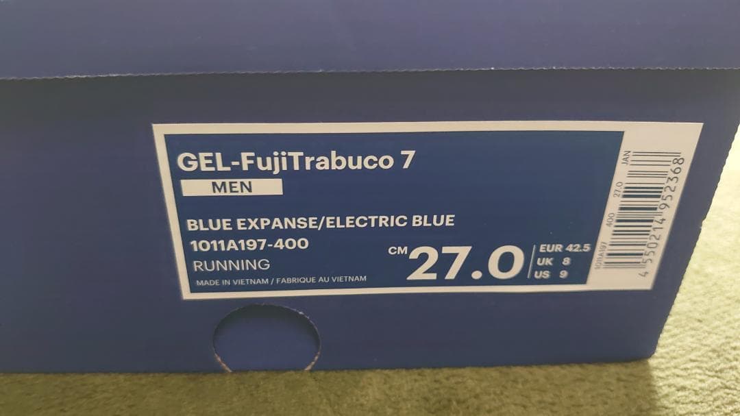 ☆新品☆アシックス ゲルフジトラーコ 7 GEL FujiTrabuco 7