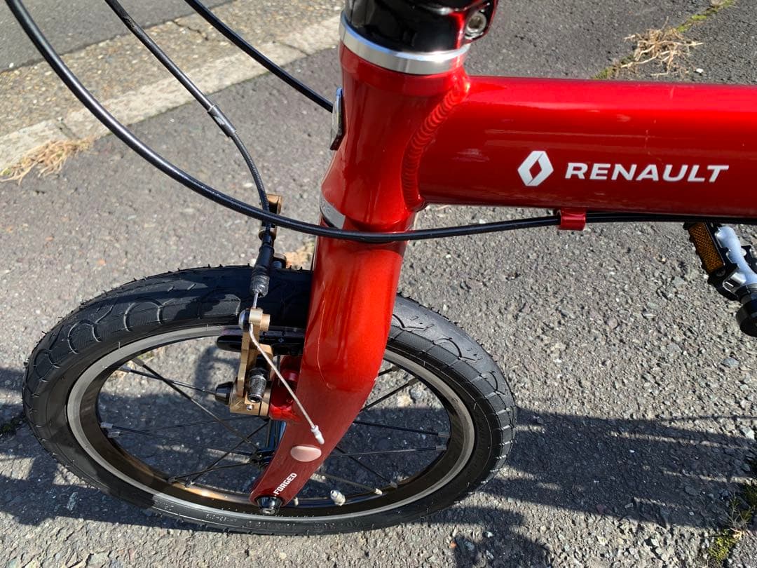 【即乘】送料無料 RENAULT折り畳み自転車 FORGED 3速ミニベロ小径車